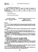 Giáo án Công nghệ Lớp 10 - Tiết 52 Kiểm tra học kỳ II - Năm học 2017-2018 - Trường THPT Quyết Thắng